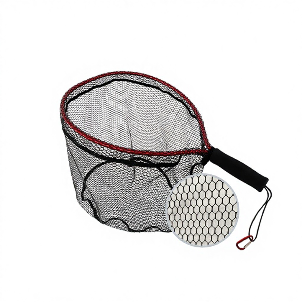 Filet de colle suspendu rouge petite main
