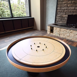 Jeu de société <span class=keywords><strong>Crokinole</strong></span> en bois Taille du tournoi <span class=keywords><strong>Crokinole</strong></span> moderne avec sac de transport - Product Image 5