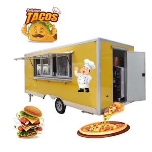 16.4ft US Standard Customized Outdoor Mobile Kitchen Fully Equipped Catering Concession Food Trailer