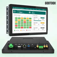 Gootoox Flush Mount Android Embedded Industrial Panel PC 7/10/15.6/21.5 Inch RK3568/RK3562 IP65 Komputer Terintegrasi All-in-One