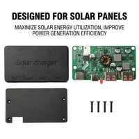 Contrôleur de stabilisation de tension solaire PD100W, module de charge rapide double USB, boîte de jonction de stabilisation de tension DIY, port Type-C