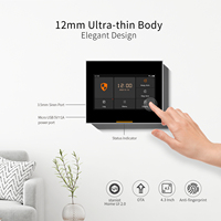 Système de sécurité domestique sans fil Staniot Tuya Smart WIFI GSM 600MHz H501-2G avec écran 4,3 pouces, compatible avec les applications IOS/Android, 200 accessoires