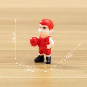 Mini figurine de joueur de basket en résine peinte à la main, décoration de voiture, micro-paysage, maison de poupée, décoration de bureau, souvenir sportif, cadeau - Product Image 6