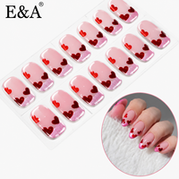 Bandes de gel semi-durcies sans UV personnalisables en gros, style Saint-Valentin, fournitures écologiques, encre auto-adhésive