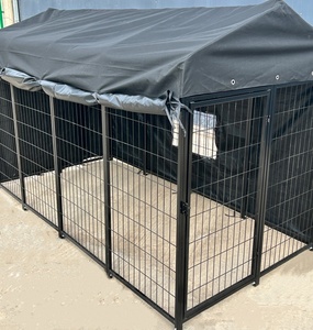 Heavy Duty grande cane all'aperto gabbia per animali domestici saldato filo <span class=keywords><strong>Pet</strong></span> stabulario/<span class=keywords><strong>Pet</strong></span> Dog recinzione gabbia del canile/con copertura impermeabile - Product Image 3