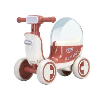 키즈 밸런스 바이크 노 페달 귀여운 쿨 밸런스 바이크, 사랑스러운 아기를 위한 스윙 카, 어린이 밸런스 자전거