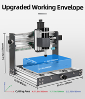 LUNYEE 3018 Pro Ultra 500W Routeur CNC pour le fraisage et la découpe de précision