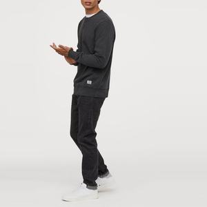 Sweat-shirts à capuche pour hommes 100 % coton en gros, personnalisables, respirants, écologiques, méthode de tissage tricotée, motif uni - Product Image 2