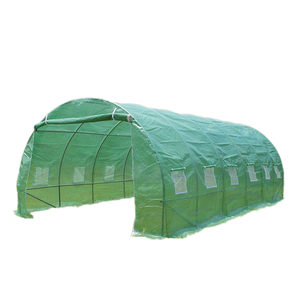 Serre de jardin moderne et étanche PE couverture enroulable porte à glissière en acier plastique pour la maison arrière-cour plante culture verre trempé - Product Image 3