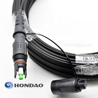Connecteur de terrain IP mini vers câble de branchement FTTH SC/APC, assemblage de câble de raccordement à fibre optique pré-terminé pour réseau FTTH