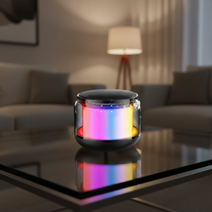 Enceintes Stéréo Extérieures Sans Fil Mini LED RGB Colorées S100, <span class=keywords><strong>Colonne</strong></span> Sonore Portable RGB avec Subwoofer TF pour Fêtes - Product Image 1