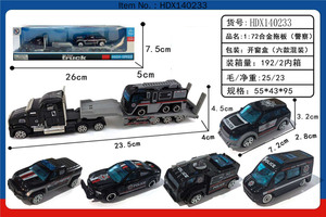 Camión de juguete americano de aleación a escala 1:72 con rueda libre, camión contenedor de fundición a presión, venta al por mayor - Product Image 5
