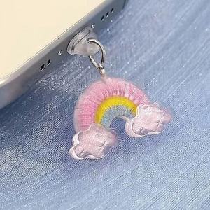<span class=keywords><strong>Mignon</strong></span> diamant téléphone prise anti-poussière accessoires décoration pendentif suspendu pour <span class=keywords><strong>iPhone</strong></span> pour Samsung Type-C Port de charge - Product Image 1