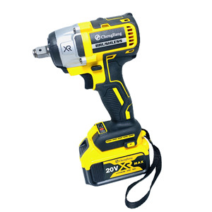 Llave de Impacto Inalámbrica Recargable de 350-550N.m, Color Amarillo, Precio de Fábrica, Llaves de Impacto de Litio sin Escobillas Portátiles DW880 - Product Image 5