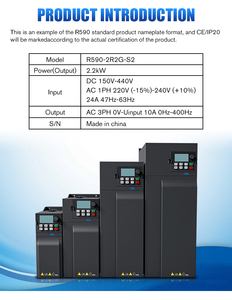 Mới nhất 3 giai đoạn 380V 1.5KW 2.2kw 5.5KW 7.5KW VFD AC ổ đĩa cho năng lượng mặt trời Máy bơm nước biến tần cho năng lượng mặt trời-powered hệ thống thủy lợi - Product Image 6