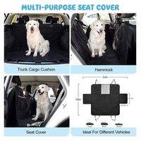Le nouveau coussin de siège arrière de voiture antidérapant pour animaux de compagnie protège le siège arrière de la voiture de la saleté et des morsures de l'eau