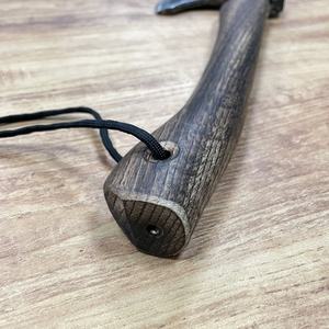 La mejor superficie de pulido portátil bosque acero de alto carbono Camping jardín sobrevivir hacha con cuña de acero hacha vikinga hacha - Product Image 4