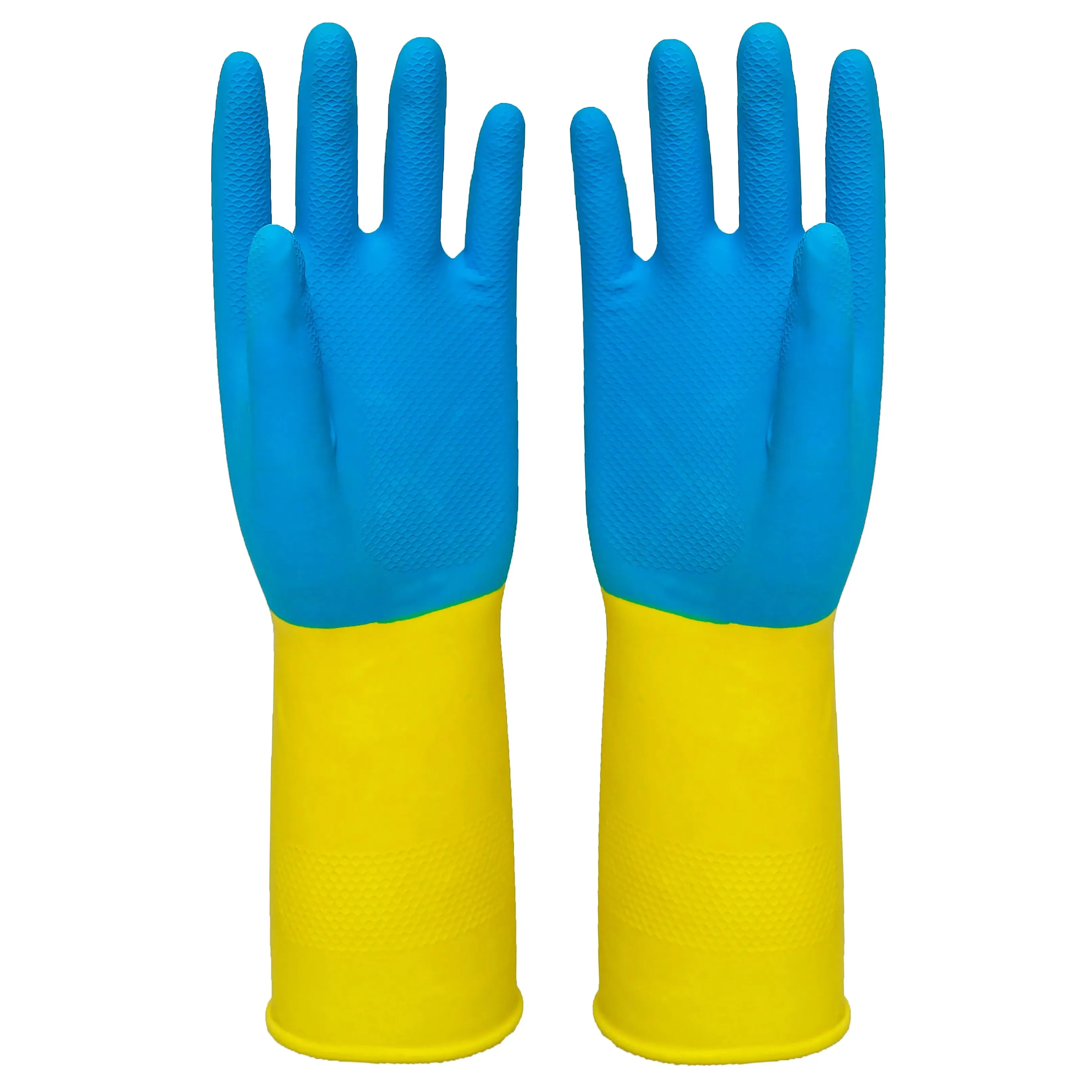 Produttori di guanti in lattice doppio colore