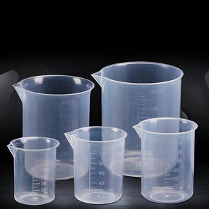 25ml 50ml 100ml 150ml 200ml 250ml 300ml 400ml 500ml 600ml <span class=keywords><strong>1000ml</strong></span> Hochwertige Messbecher aus Labor kunststoff - Product Image 2