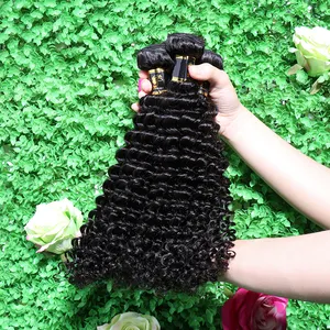 100% Menselijk Remy Diepe Golf Onverwerkte Braziliaanse 8a Virgin Haar, True Glory Korte Virgin Cuticle Aligned Braziliaanse Krullend Haar