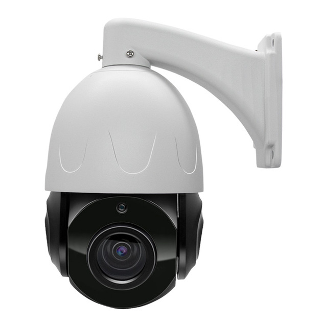 High-Speed AI Auto Tracking IP PTZ CCTV Network Dome Camera 20X Motor Lens CMOS Sensor Night Vision Function NVR Data Storage