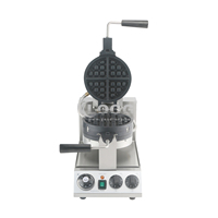 Machine à gaufres électrique professionnelle en acier inoxydable 110V/220V, double face rotative, pour la vente en gros