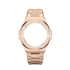 Nouveau design GA-2100 Bracelet de montre pour femmes et hommes, bracelet de montre pour amoureux, boîtier de montre serti de diamants pour <span class=keywords><strong>Casio</strong></span> GA-2100 - Product Image 3