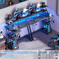 Tables de réunion d'ordinateur de bureau exécutif accessoires meubles bureau debout réglable électrique pour jeu Pc
