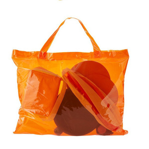 Inflatable Beach Pillow Square Red PVC Camping Outdoor Cushion 0.25mm Thickness - Product Image 5
