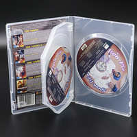 SUNSHING - Cajas de DVD de Plástico con Logotipo Personalizado, Cierre M-Lock de 14 mm, Paquete Múltiple, Caja Negra para Películas y Juegos, Caja Delgada Transparente para Discos de CD, DVD y Blu-Ray con 27 mm