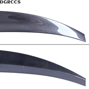 Aileron arrière poli en fibre de carbone style berline B8 DGRCCS pour coffre, 2007-2011, avec ruban adhésif - Product Image 3