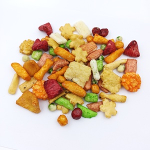 Snacks de riz multicolores en gros, assortiment de snacks cuits et frits, Arare Senbei, pour service OEM de marque privée - Product Image 6