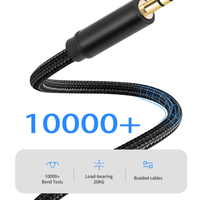 Konverter Adaptor Kabel Audio Stereo 3.5Mm 1/8 Inci TRS Jantan Ke 6.35Mm 1/4 Inci Betina untuk Speaker Amplifier Headphone Ponsel