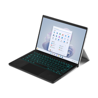 Keyboard Nirkabel dengan Lampu Latar dan Touchpad/Tempat Pensil 13 inci untuk Tablet Microsoft Surface Pro 9 8 Pro X