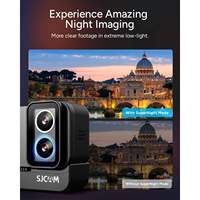 Cámara de Acción SJCAM SJ20 4K Ligera e Impermeable con Lente Dual F2.0/F1.3 y Campo de Visión de 154°, Estabilización HDR para Poca Luz, Portátil, Flexible con 8 Horas de Autonomía