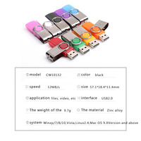 Precio al por mayor Swivel 128GB 8GB Logo gratis Pendrive Flash Memory 32GB Promocional Mini Custom 2,0 Usb Flash Drive 64GB