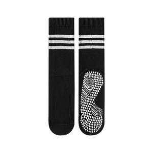 Yoga Socks Mid Calf Summer Thin Mesh Silicone Non Slip Three Stripes Pilates Indoor Sports Socks Seamless - Product Image 3