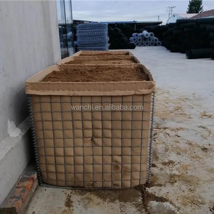 Factory supply MIL 7 / 2.21m High Sand Filled Welded Defensive Bastion Barrier Gabion Box