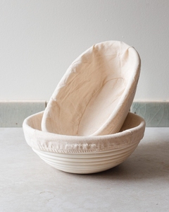 Natural Rattan for <b>Bread</b> Proofing <b>Basket</b> for Sourdough Baking Handmade Dough Rising Linen Liner Eco-Friendly Dishwasher - Product Image 2