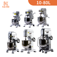 KAINO Mélangeur de pâte automatique commercial en acier inoxydable Mini support de boulangerie à domicile pour gâteau pain pour farine de blé maïs eau