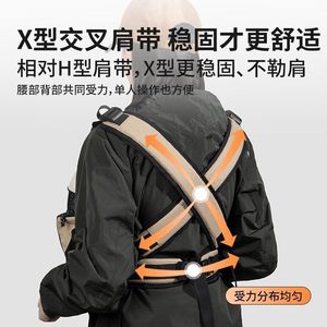 Sac à dos respirant en nylon pour chat, pour utilisation en extérieur - Product Image 5