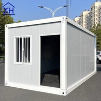Bâtiment de bureau extérieur écologique et respirant de 20 pieds, détachable et facile à installer, pour centres commerciaux et parcs