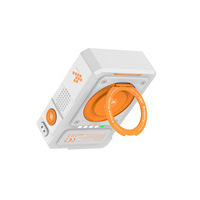 2025 Bestseller 22,5W/15W Magnetische Kabellose Schnellladung 2-in-1 Powerbank 10000mAh Typ-C Eingang LED-Funktionen Handyständer AC-Stecker