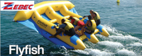 Bateau gonflable Zebec Kxone Flyfish, forme de poisson volant, bateau de divertissement avec prix d'usine