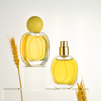 Flacon pulvérisateur rectangulaire à sertir, flacon de parfum de luxe personnalisé, flacons de parfum en verre de 30 ml avec col à sertir
