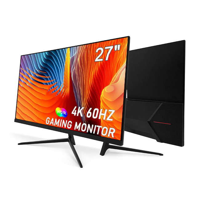New Design 27 Inch Flat Screen 3840x2160 4K Monitor for Desktop Computer Gaming Monitors