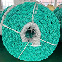 Corde d'emballage de pêche torsadée d'amarrage marin en polyéthylène haute densité PP de grand diamètre
