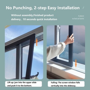 Tùy Chỉnh Có Thể Tháo Rời Nhôm Khung Màn Hình Cửa Sổ Thiết Kế Hiện Đại Thép Không Gỉ Chống Bụi Côn Trùng Fly Muỗi Lưới Có Thể Giặt Khách Sạn - Product Image 3