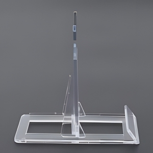 Two Part clear <strong>Adjustable</strong> Plastic <strong>Display</strong> Stand Easel Plastic Counter Top <strong>Display</strong> Easel - Product Image 6