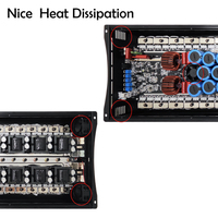 Amplificateur audio de voiture de classe D à gamme complète 25000W, design le plus récent, fabrication brésilienne